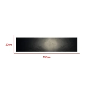 130x20cm Car Windscreen Sun Strip Sticker Matte Black Auto Front Windshield Sun Film Vinyl Decal Sticker Car Decor Accessories - Image 5