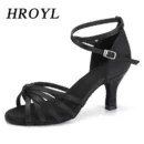 Women Dance Shoes For Girls Ladies Latin Ballroom Dance Shoes Satin Professional Salsa Tango Party Dancing Shoes Training Shoes