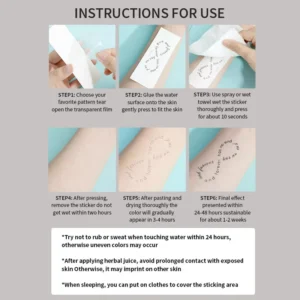 1Pc Compass and Anchor Nautical Waterproof Temporary Tattoo Stickers, Long-lasting Waterproof for One to Two Weeks, For Arm, Leg - Image 5