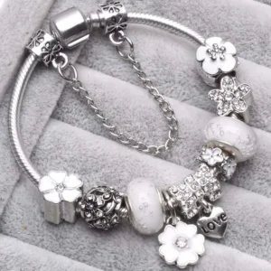 16cm-21cm Luxury Cutterfly Snake Chain Bracelet Fit DIY Brand Bracelets For Women Men Jewelry Gift 2024 New Trend 41 Styles - Image 2