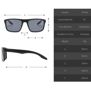 2024 Unisex Polarized Sunglasses with Rope Trendy Women Men Vintage Outdoor Sun Glasses Fashion UV400 Riding Goggle Shades - Image 6