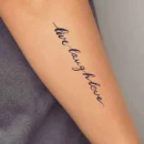 2pcs Fashion Creative English Letter Waterproof Temporary Tattoo Sticker Sketch Flower Fake Tattoo for Women Men 타투스티커
