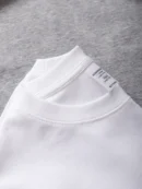 9.9oz 280gsm High Qualtity Oversized Heavy T-shirt for Men Short Sleeve Tee Cotton Solid Color Trend Leisure Green White Black