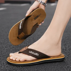 Men Flip Flops Summer Beach Flip Flops High Quality Brand Men Fashion Breathable Casual Beach Men Slippers Summer Outdoor - Image 2