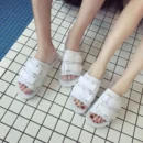 Simple Outdoor Men Slippers Fashion Hook&Loop Canvas Casual Couple Shoes Slip-on Beach Slippers Sandals Women Shoes Flip Flops