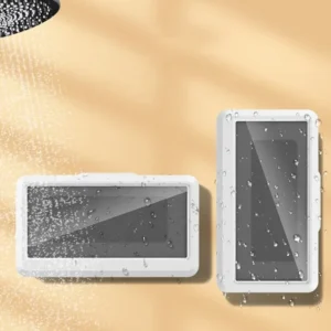Bathroom Waterproof Phone Holder Home Wall Phone Case Stand Box Self-adhesive Touch Screen Phone Bracket Shower Sealing Storage - Image 5