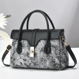 Women's HandBag New European and American Square Simple Retro Fashion Portable Shoulder Bags Messenger BagTote Bag Bolso Mujer - Image 4