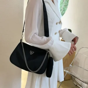 Fashionable and Popular Summer Korean Bag Women's Bag Versatile Two-piece Package Fashion Chain One Shoulder Cross Body Bag