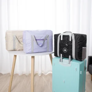 Large Capacity Foldable Airplane Bag, Travel Bag, Lever Lift, Portable Storage Bag, Sports and Fitness Bag organizer storage bag - Image 3