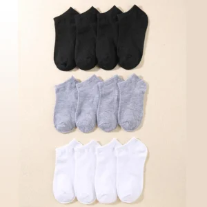 10/12/20/40 Pairs Men Boat Socks Business Sport Sweat Absorption Mature Summer Autumn Solid Color Soft Non Pilling Ankle Socks - Image 5