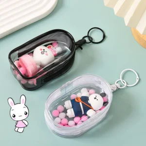 Jewelry Organizer Transparent Storage Pouch Mystery Box Keychain Bag Storage Case Thicken Wallet Cute Doll Bag Organization - Image 5